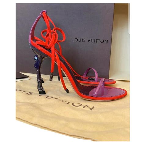 sandali louis vuitton 2019 con tacco|Sandali Louis vuitton in Pelle Argentato taglia 38 EU .